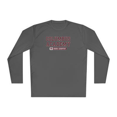 Adult Unisex Columbus Academy Golf  Graphic Sport-Tek Competitor Performance Long Sleeve Tee