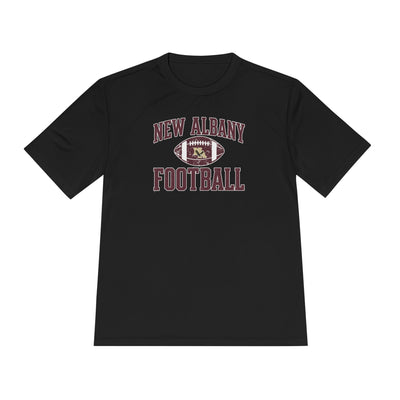 Adult Unisex New Albany Football Pride Graphic Sport-Tek Competitor Performance Tee