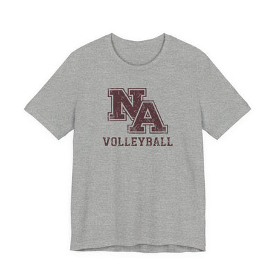 Adult Unisex New Albany Volleyball Vintage Vibe Logo Graphic Short Sleeve Soft Tee