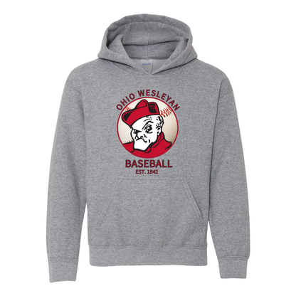 Youth 1842 Bishops Baseball Graphic Hoodie - Ohio Wesleyan University