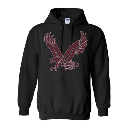 Adult Unisex Band Eagle Graphic Hoodie