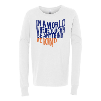 Youth "Be Kind" Bridgeway Graphic Long Sleeve Tee