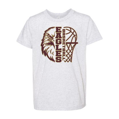 Youth Super Soft Epic Eagle Basketball Short Sleeve Graphic Tee