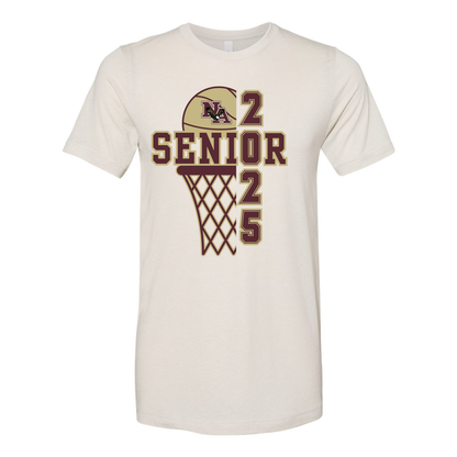 Adult Unisex Super Soft Basketball Senior 2025 Short Sleeve Graphic Tee