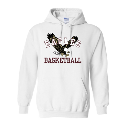 Adult Unisex Flying Eagle Basketball Graphic Hoodie