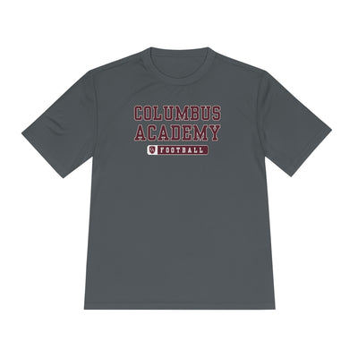 Adult Unisex Columbus Academy Football Graphic Sport-Tek Competitor Performance Tee