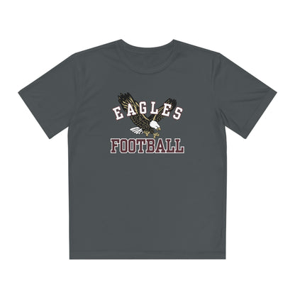 Youth Performance Flying Football Eagle Short Sleeve Graphic Tee