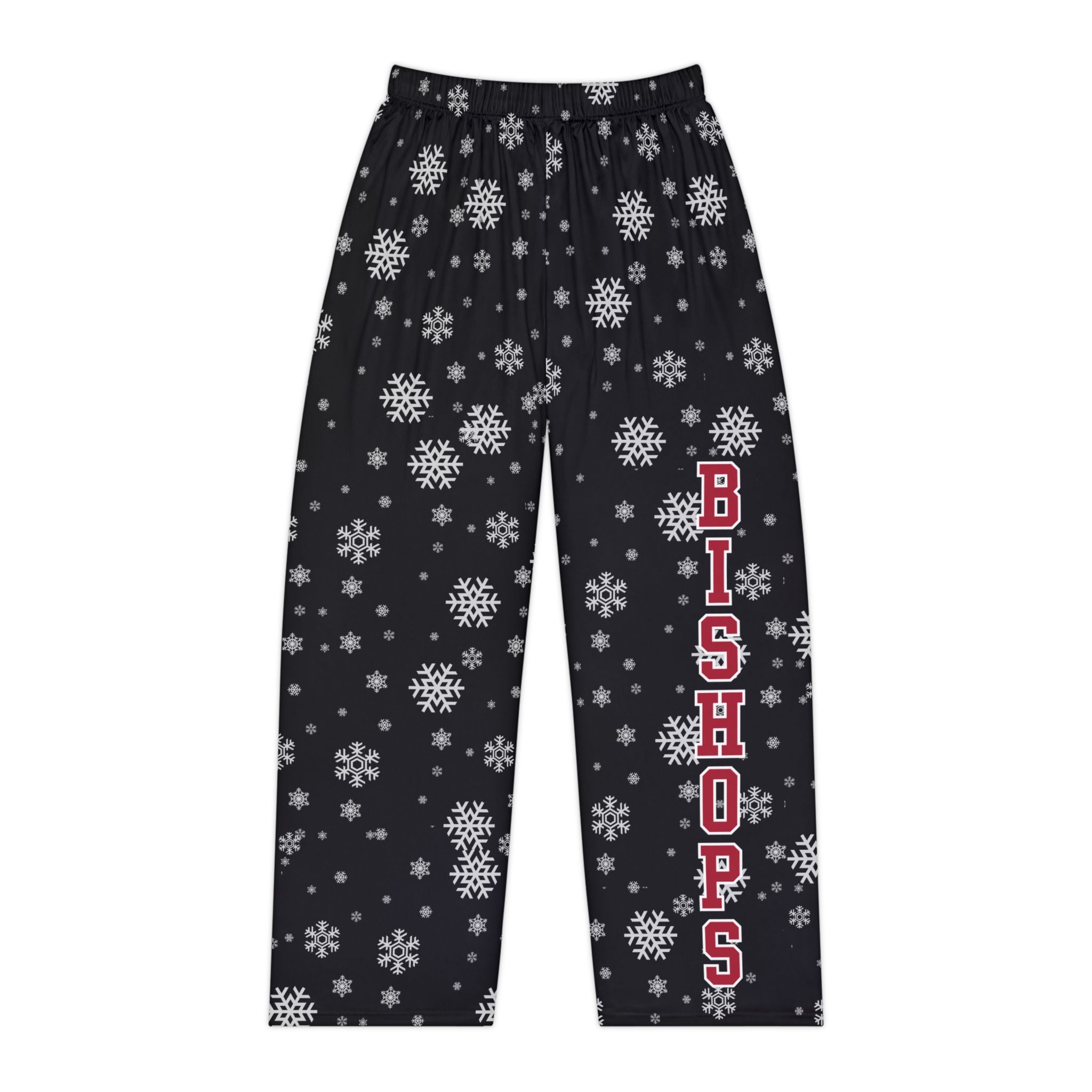 Women's OWU Bishops Baseball Spirited Snowflake Printed Pajama Pants