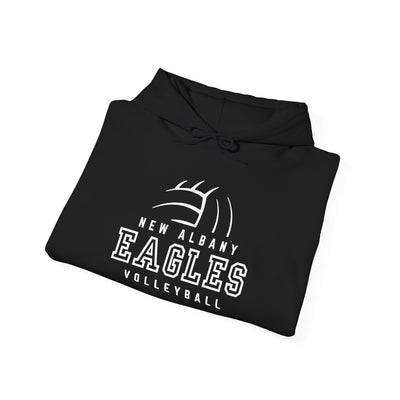 Copy of Adult Unisex New Albany Eagles Victory Volleyball Graphic Hoodie