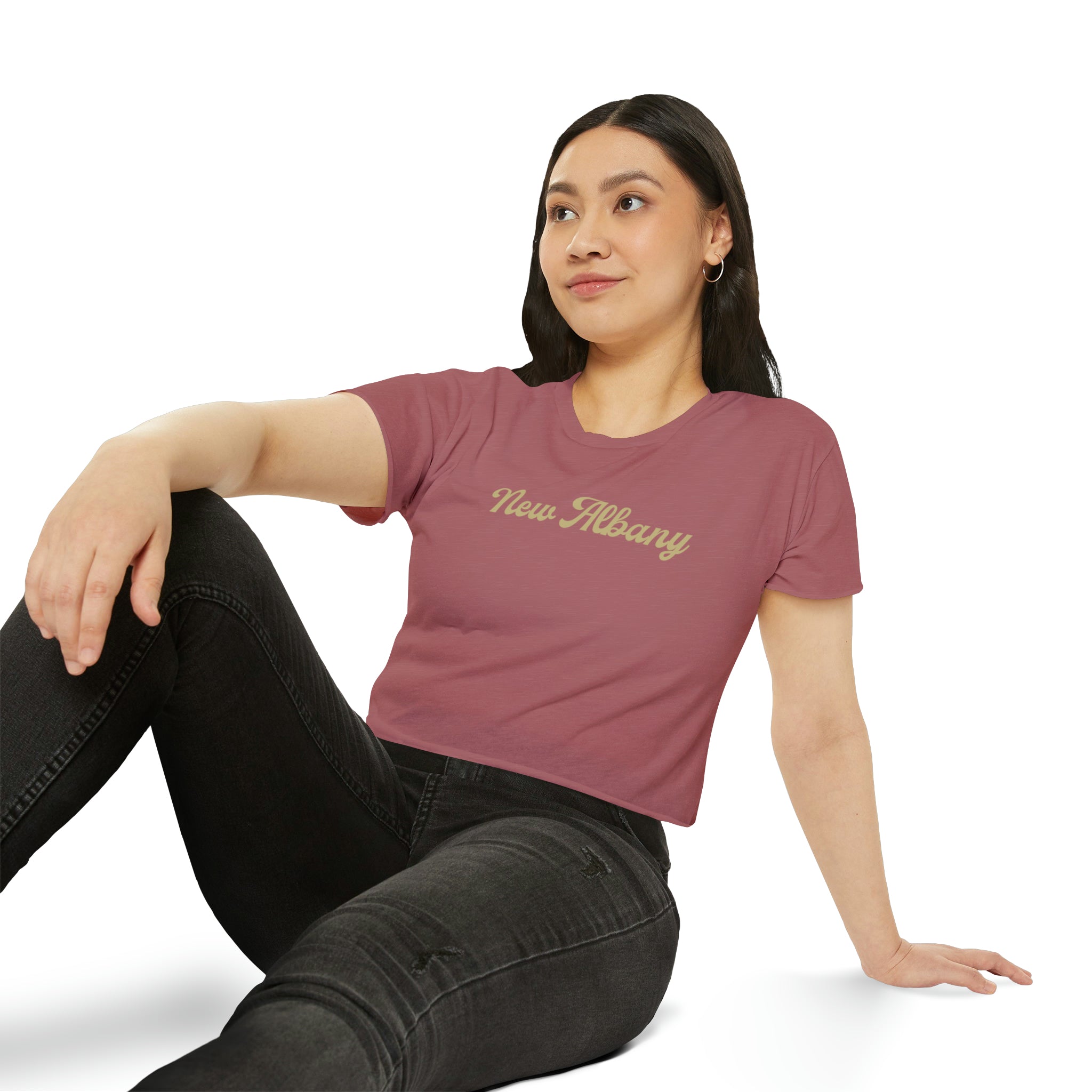 Women's City Pride Festival Crop Tee - New Albany