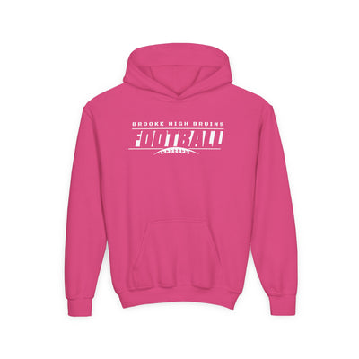 Youth Brooke High Bruins Goal Line Graphic Hoodie