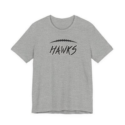 Adult Unisex Westerville Central Fighting Football Hawks Graphic Short Sleeve Soft Tee