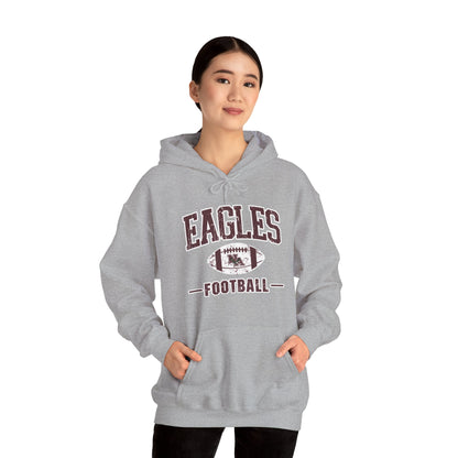 Adult Unisex Eagles Football Vintage Distressed Graphic Hoodie