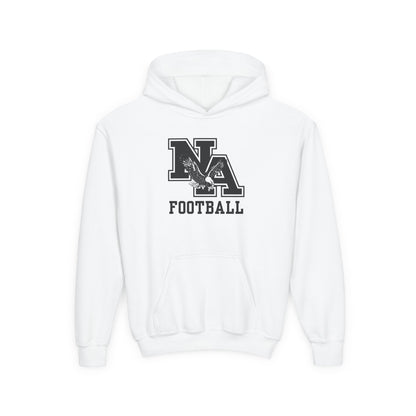 Youth Classic Logo Black Football Graphic Hoodie