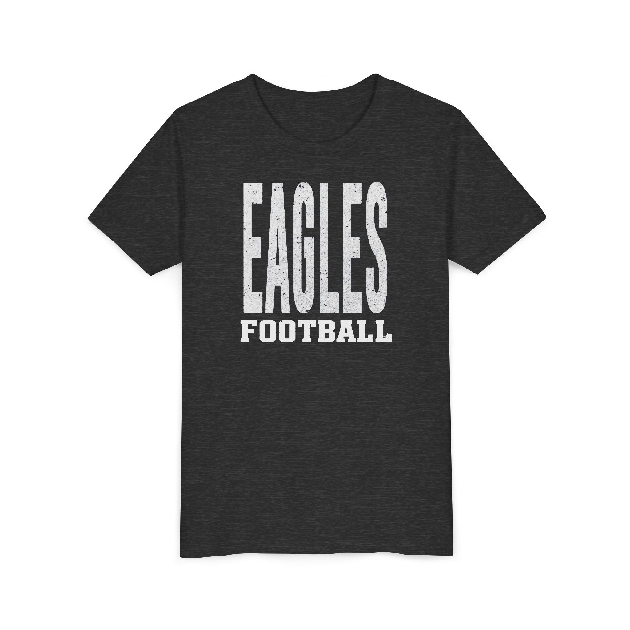 Youth New Albany Football Distressed Enlarged Graphic Short Sleeve Bella + Canvas Soft Tee