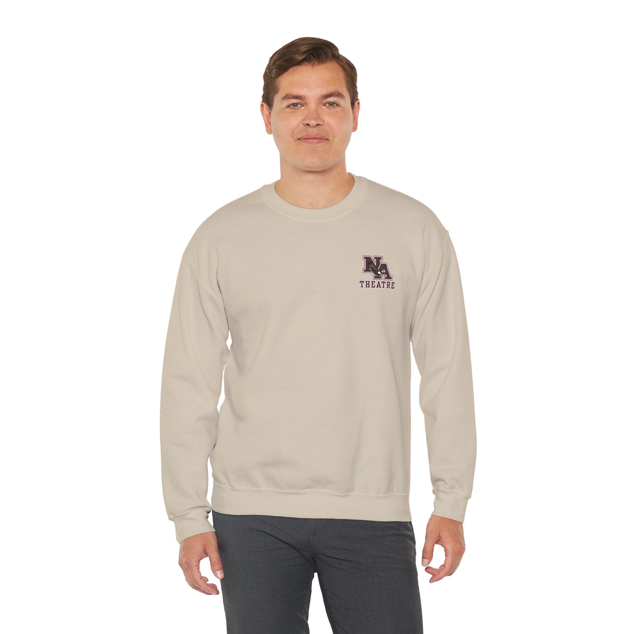 Adult Unisex New Albany Theatre Heart Graphic Sweatshirt