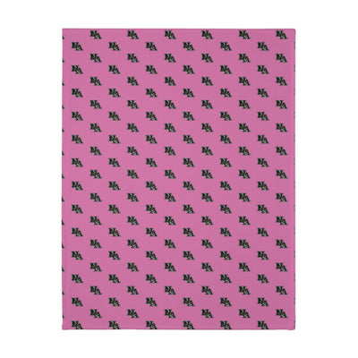 Classic Eagles Logo Super Soft Velveteen Microfiber Blanket (Two-sided print) - PINK OCTOBER