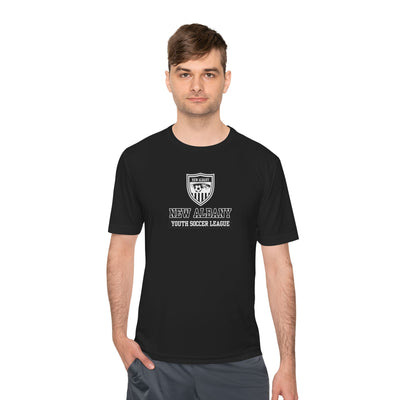Adult Unisex New Albany Youth Soccer League Game Day Graphic Sport-Tek Competitor Performance Tee