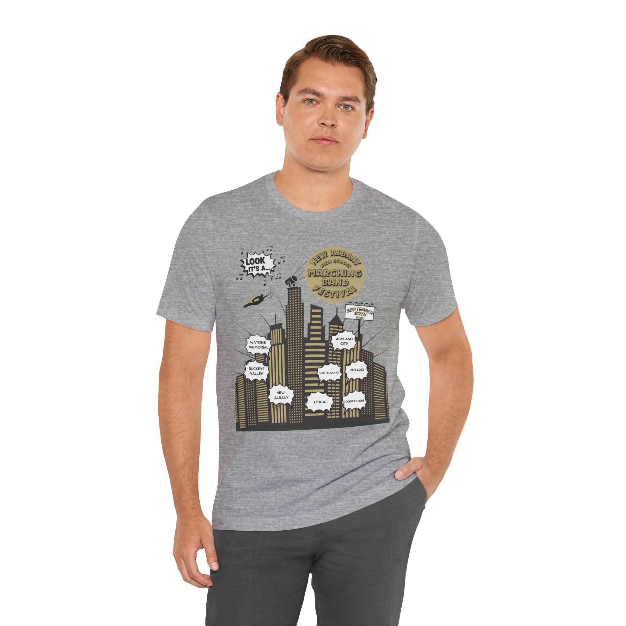 Adult Unisex Official 2025 Marching Band Festival Short Sleeve Graphic Tee