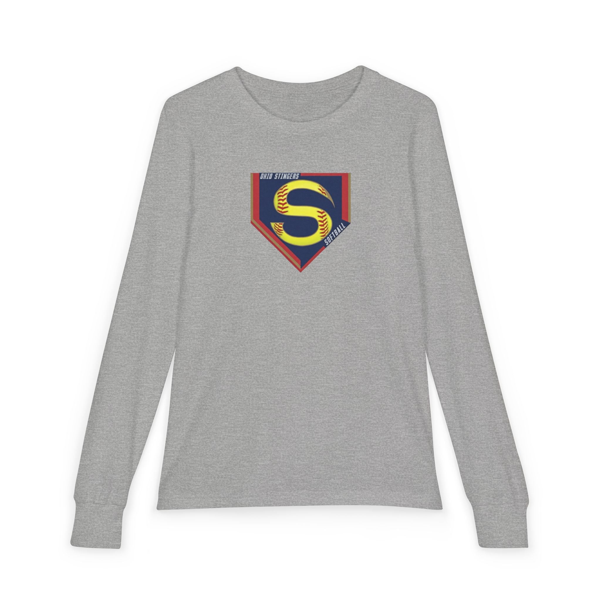 Youth Stingers Softball Logo Graphic Bella + Canvas Long Sleeve Soft Tee