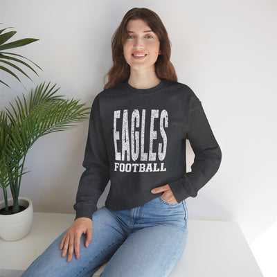Adult Unisex New Albany Football Distressed Enlarged Graphic Sweatshirt