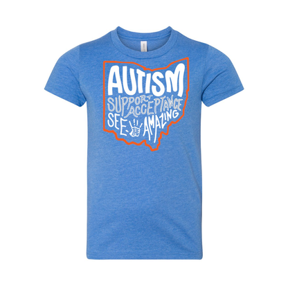 Youth "Autism See The Amazing" Bridgeway Graphic Short Sleeve Tee