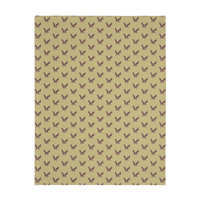 Band Eagle Graphic Super Soft Velveteen Microfiber Blanket (Two-sided print)