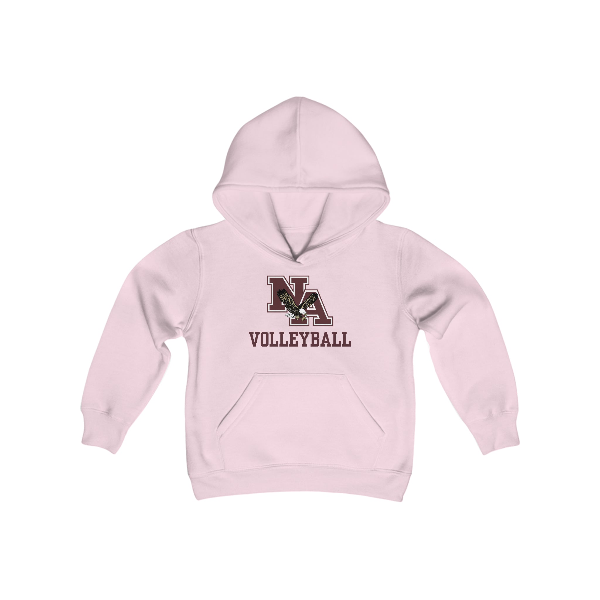 Youth Volleyball Classic Logo Graphic Hoodie - New Albany Eagles