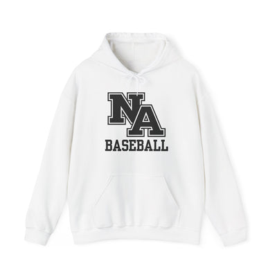 Adult Unisex Classic Black Logo Baseball Graphic Hoodie