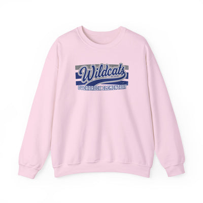 Adult Unisex Overbrook Elementary Wildcats Vintage Distressed Spirit Graphic Sweatshirt