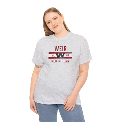 Adult Unisex Weirton Distressed Heritage Graphic Short Sleeve Gildan Heavy Tee