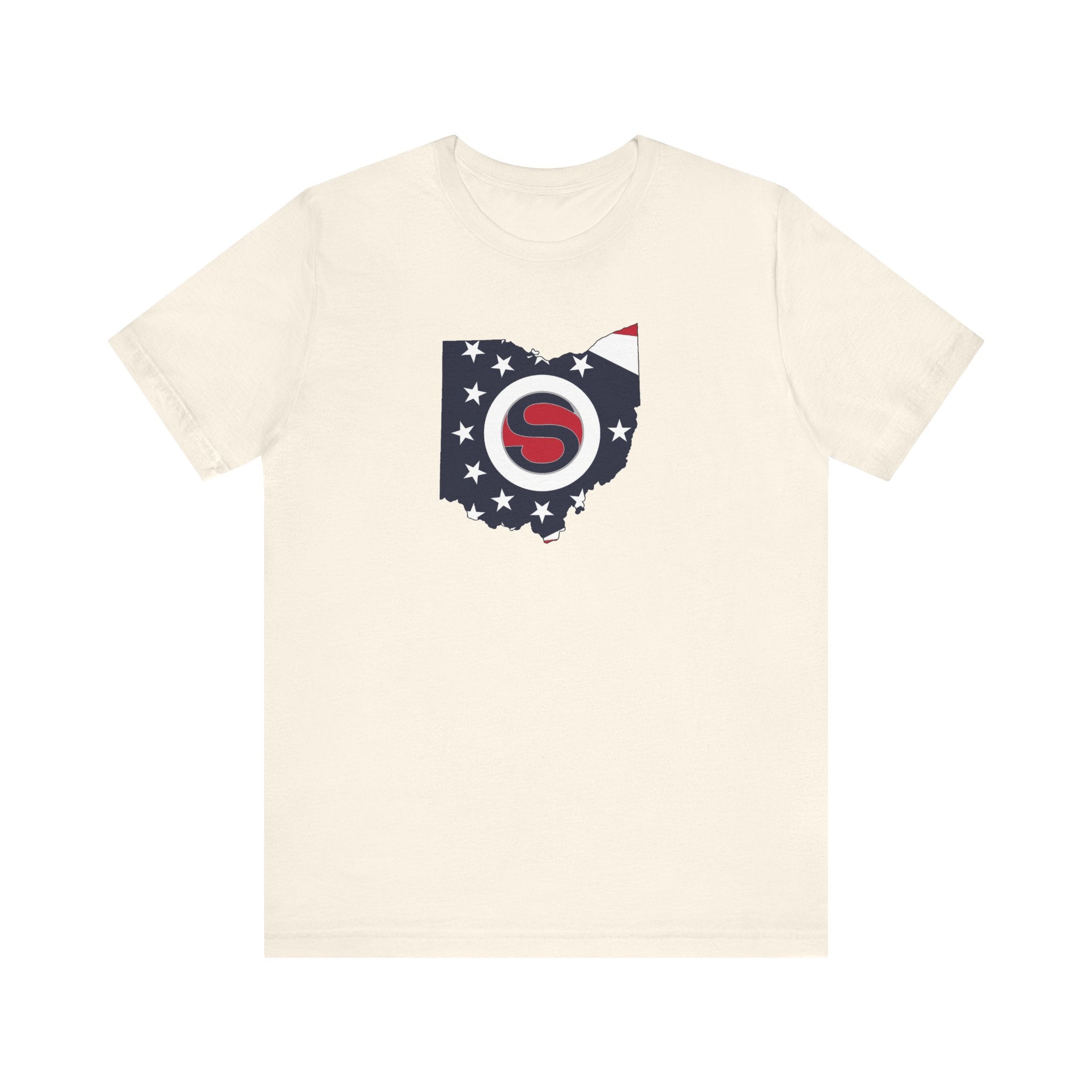 Adult Unisex Stingers Softball State Logo Graphic Short Sleeve Bella + Canvas Soft Tee