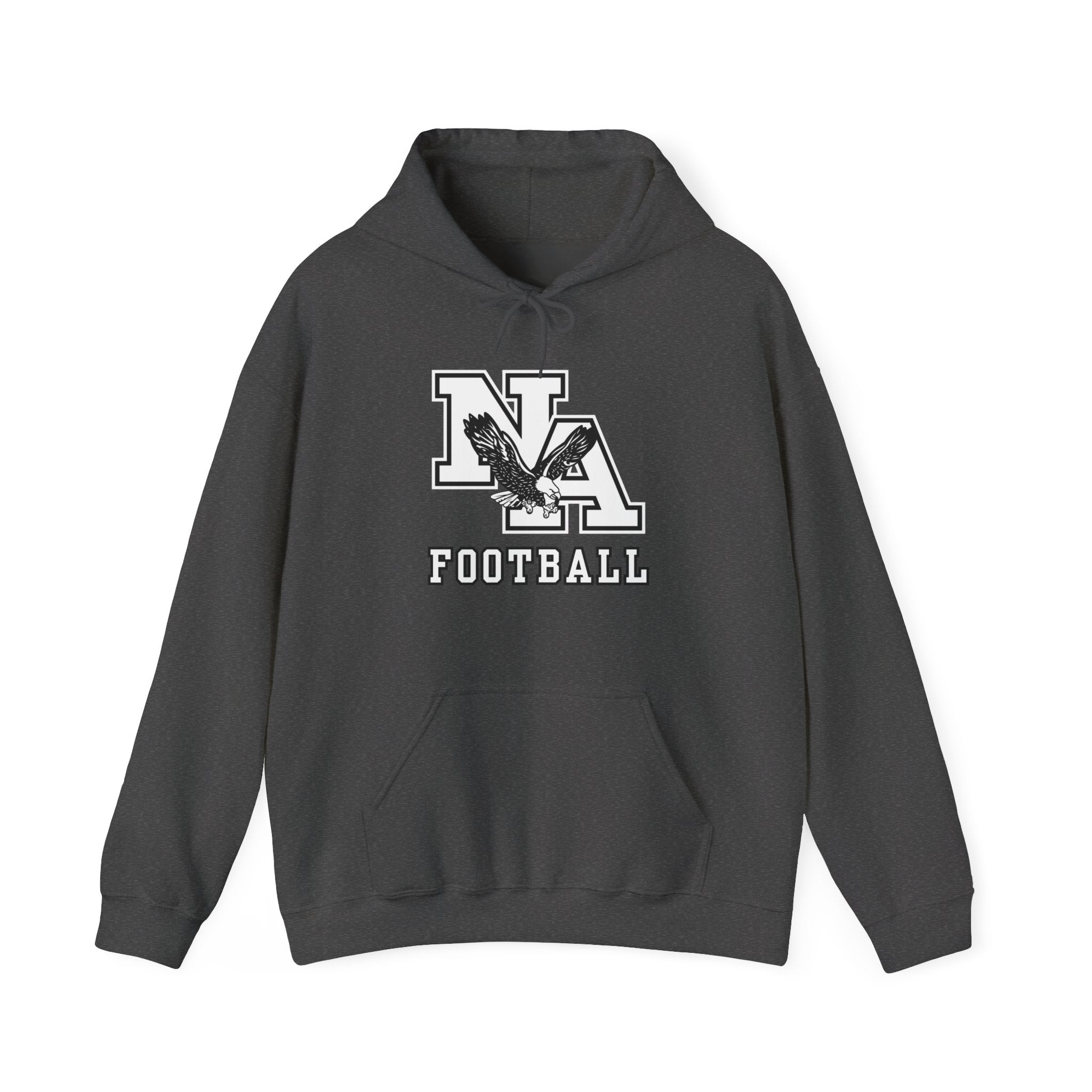 Adult Unisex Classic Logo White Football Graphic Hoodie