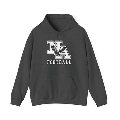 Adult Unisex Classic Logo White Football Graphic Hoodie