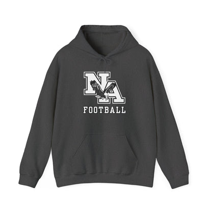 Adult Unisex Classic Logo White Football Graphic Hoodie