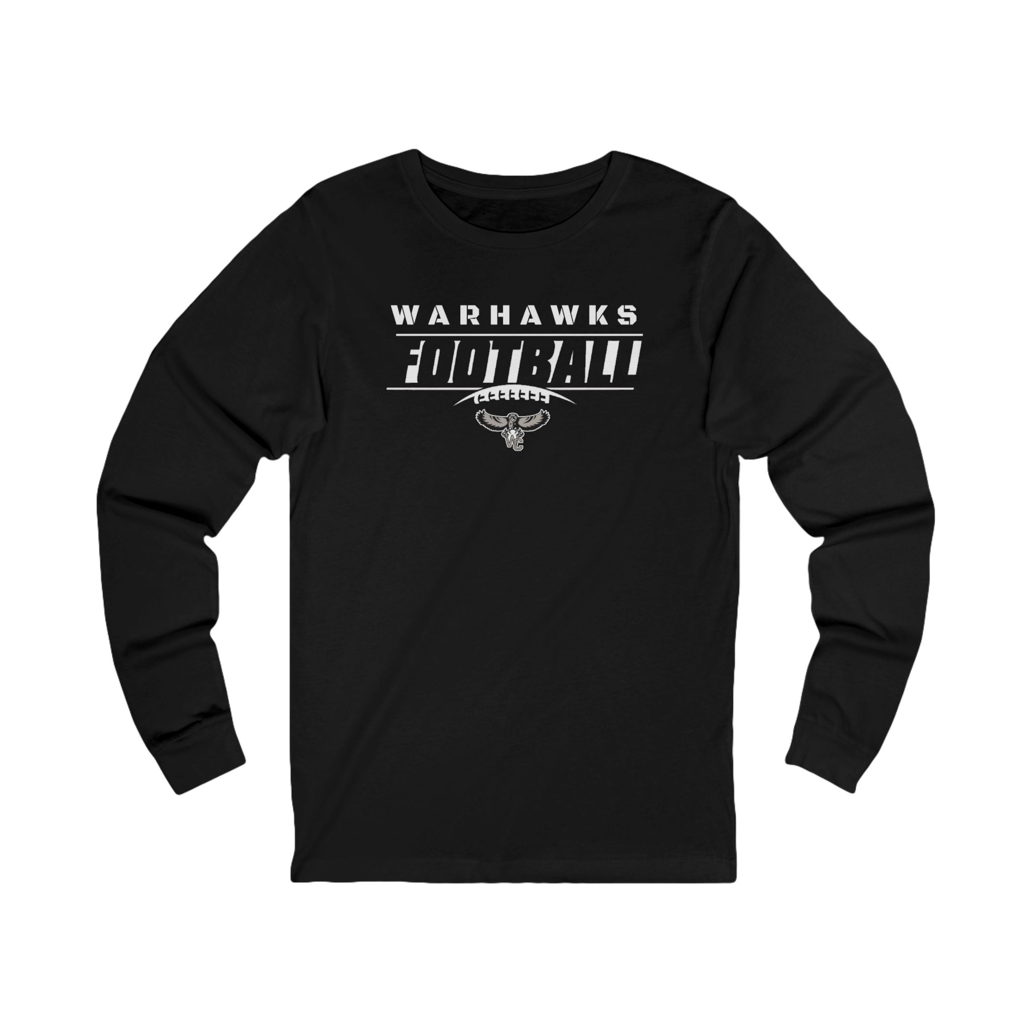Adult Unisex Warhawks Goal Line Graphic Long Sleeve Soft Tee