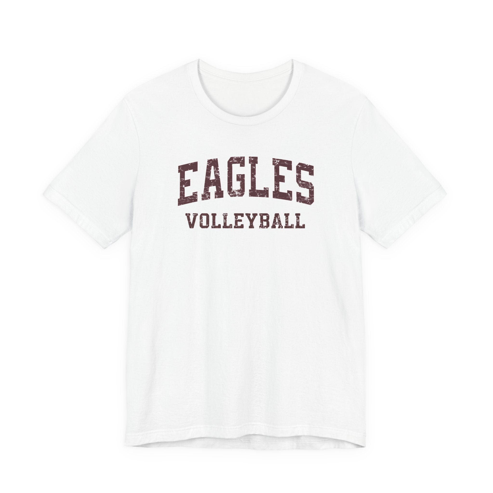 New Albany Eagles Volleyball Vintage Distressed Graphic Short Sleeve Soft Tee