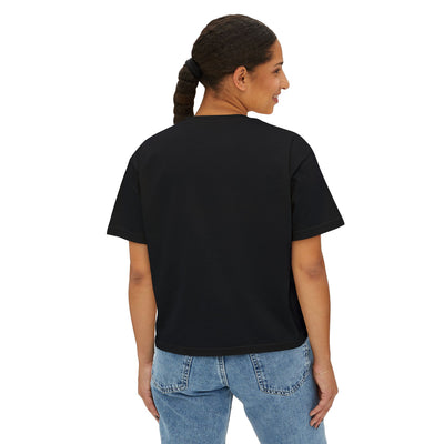 Women's New Albany Youth Soccer League Game Day Graphic Boxy Crop Short Sleeve Tee