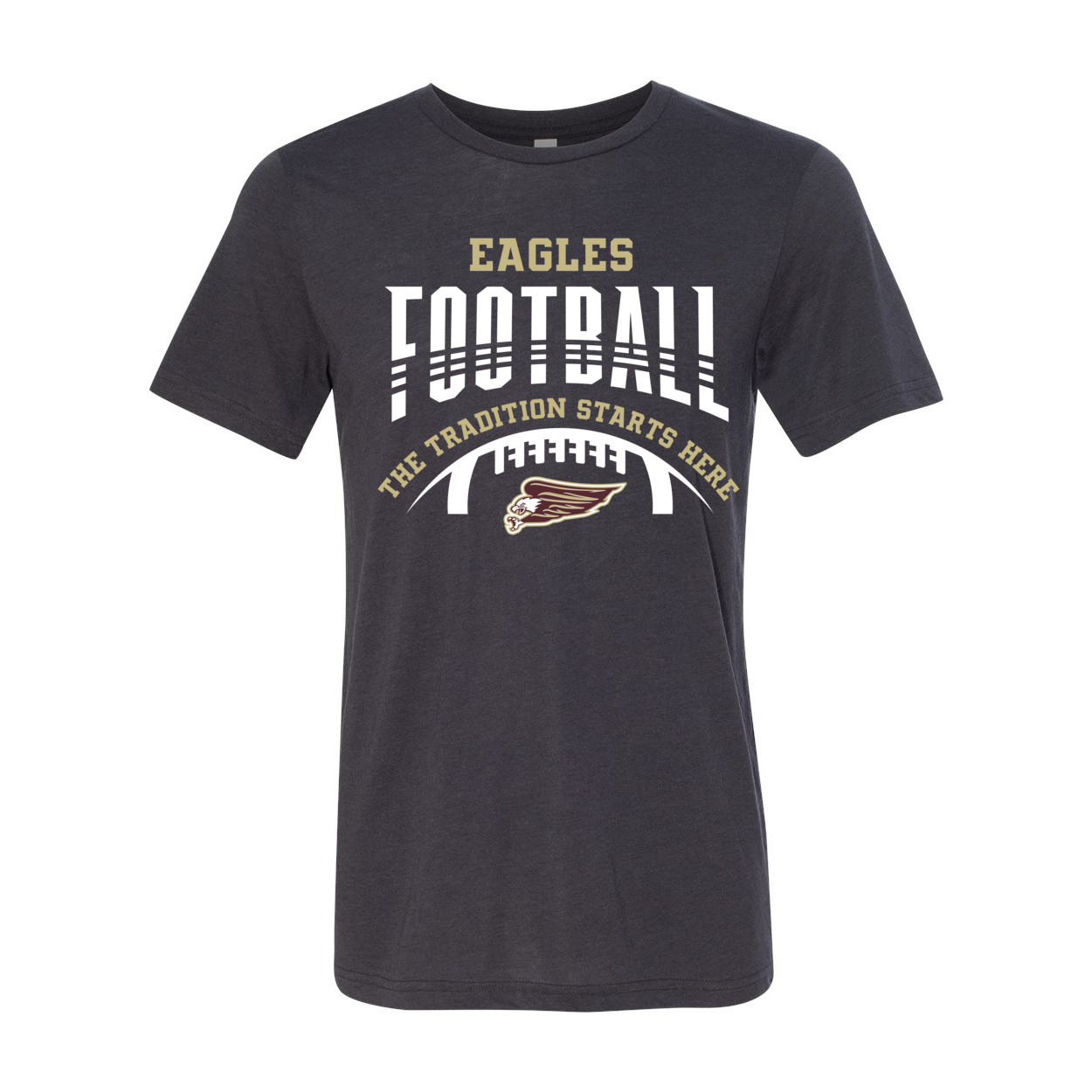 Adult Unisex Super Soft Tackle Football Tradition Short Sleeve Graphic Tee