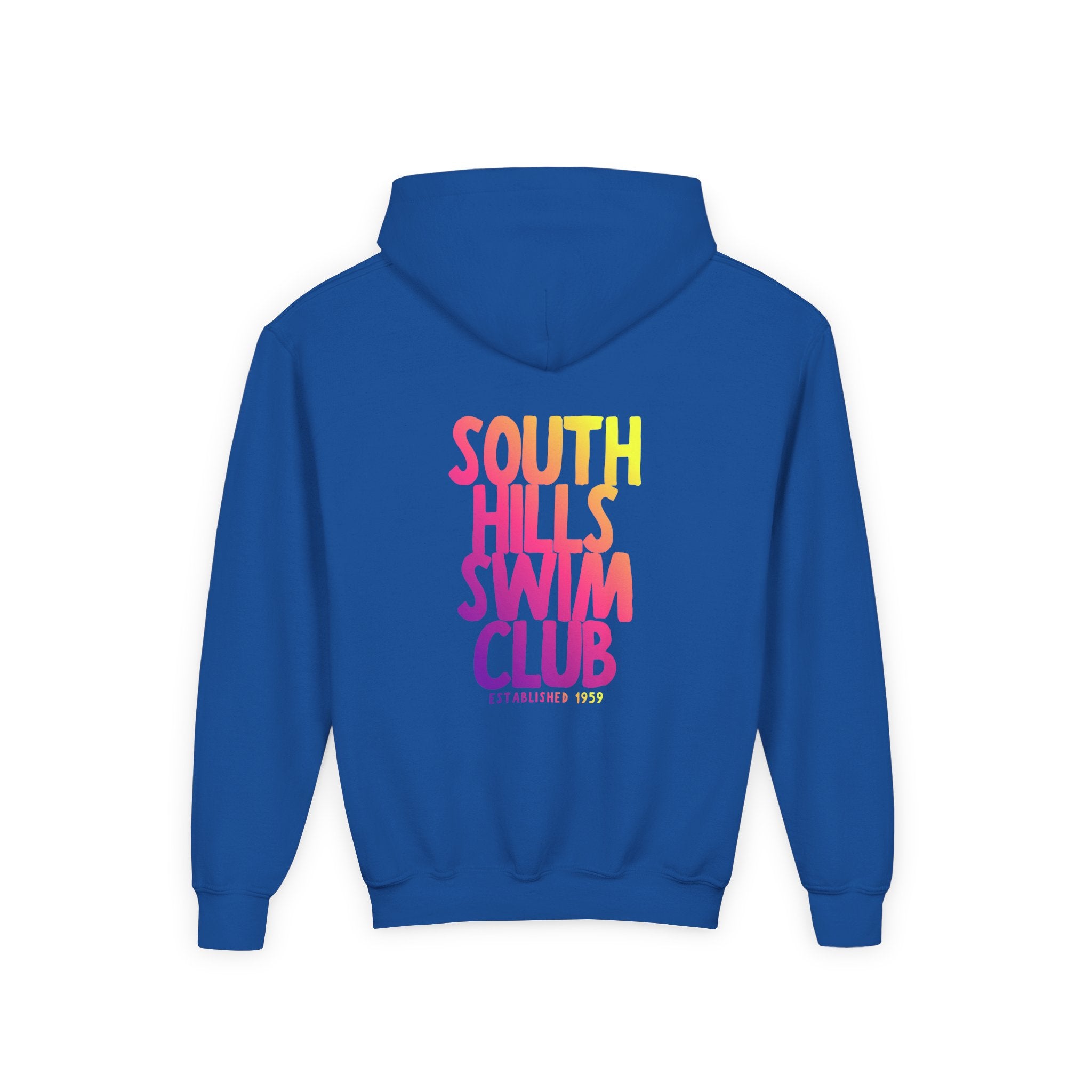 Youth South Hills Swim Club SHSC Ombre Graphic Hoodie