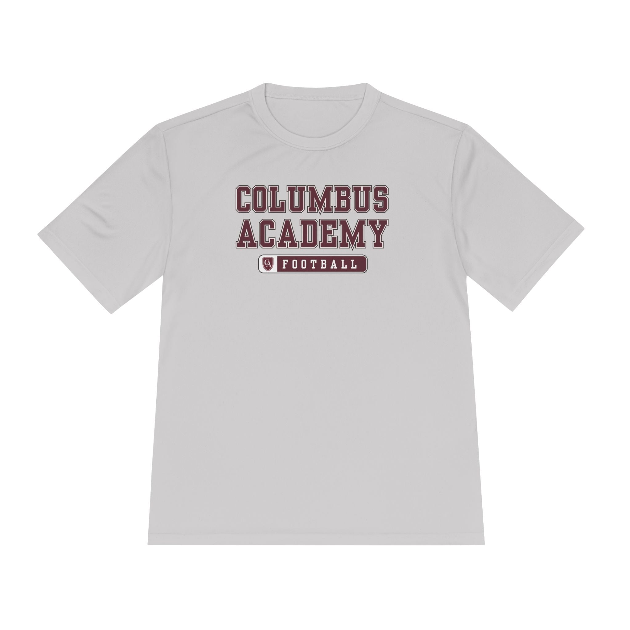 Adult Unisex Columbus Academy Football Graphic Sport-Tek Competitor Performance Tee