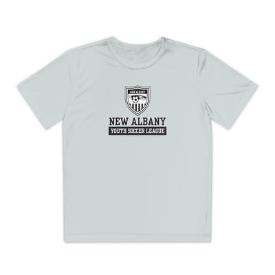 Youth New Albany Youth Soccer League Game Day Graphic Sport-Tek Competitor Performance Tee