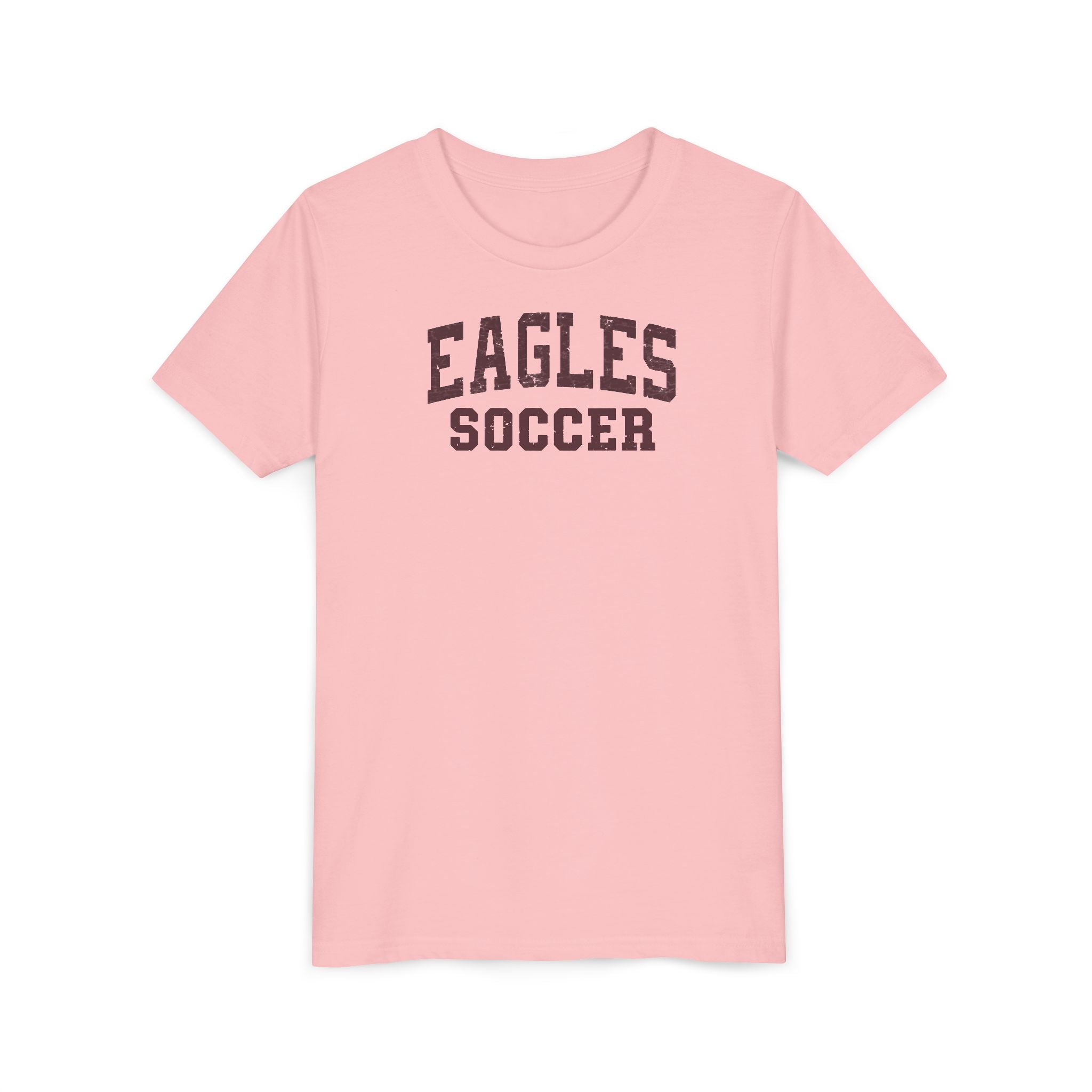 Youth New Albany Eagles Soccer Vintage Distressed Graphic Short Sleeve Bella + Canvas Soft Tee