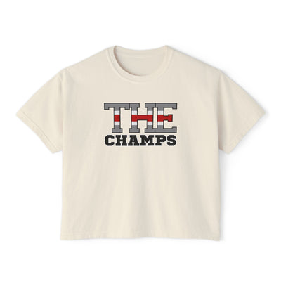 Women's THE Champs Graphic Short Sleeve Boxy Tee