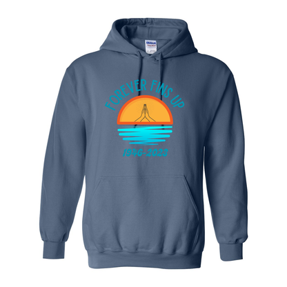 Adult Unisex Forever Fins Up Graphic Hoodie