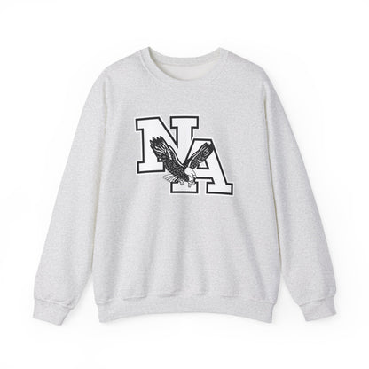 Adult Unisex Classic White and Black Logo Graphic Sweatshirt