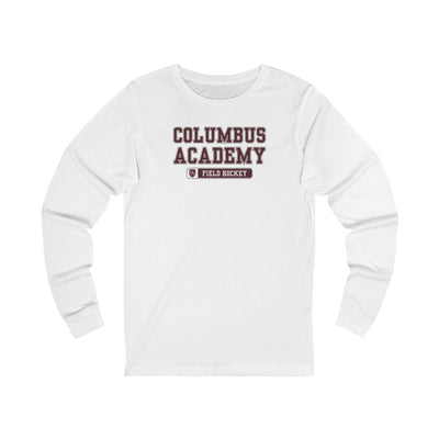 Adult Unisex Columbus Academy Field Hockey Graphic Long Sleeve Bella + Canvas Soft Tee