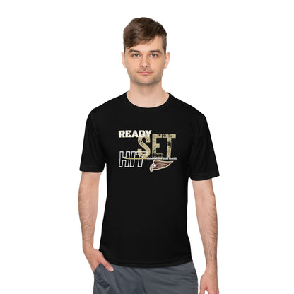 Adult Unisex Performance Ready Set Hit Short Sleeve Graphic Tee