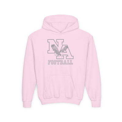 Youth New Albany Tonal Football Logo Graphic Hoodie