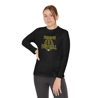 Youth Bruin Ultimate Football Graphic Competitor Performance Long Sleeve Tee